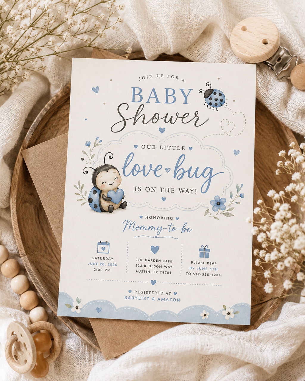 baby shower invitation