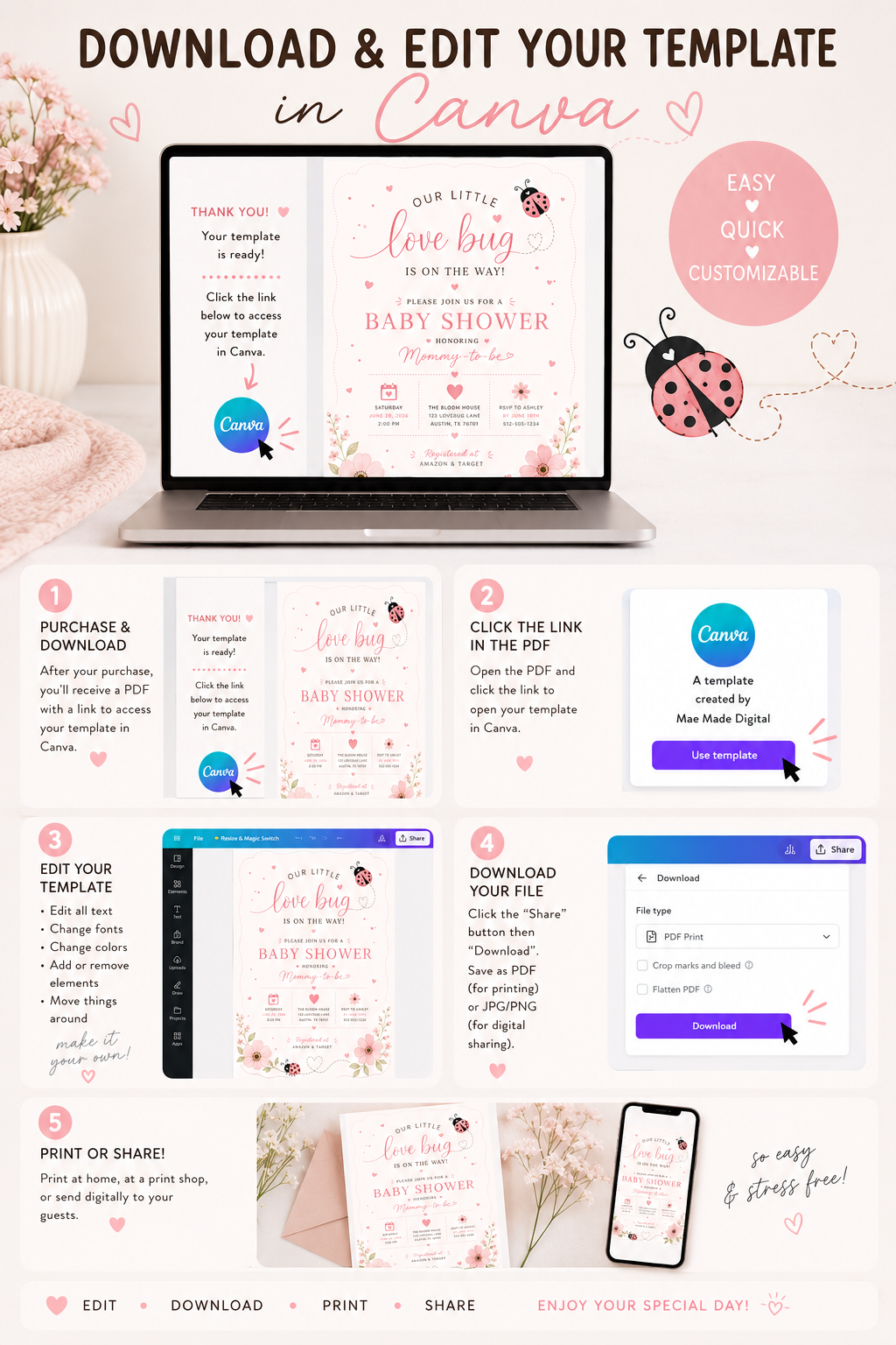 baby shower invitation