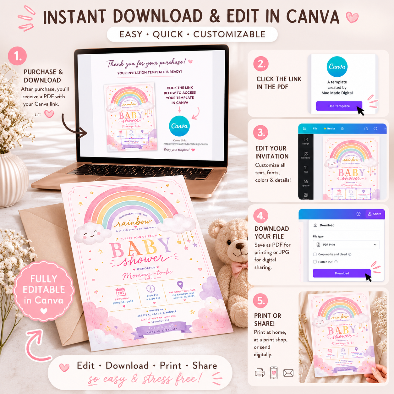 baby shower invite